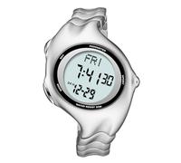 BENLYDESIGN Digital Watch for Men, Y2K Retro 2000s Vintage Electronic Wristwatch Unique Stainless Steel Band Big Tic Minimalist Unisex Streetwear Metal Timepiece Quartz Mens Watches Gifts, Silver