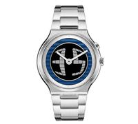 BENLYDESIGN Watches for Men Stainless Steel Band Mens Watches Waterproof Big Face Analog Sport Casual Classical Fashion Cool, Silver, Modern