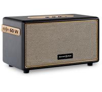 Bennett & Ross BB-860BK Blackmore Retro Leather Bluetooth Speaker - Vintage Speaker with 2 x 30 W - USB Input Speaker with MP3 Player - 3.5 mm Jack with Aux-in - Black Speaker