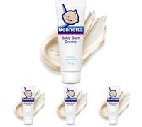Bennett’s Baby Nappy Crème - Diaper Rash Cream for Sensitive Skin - Soothes & Protects Baby Skin with Lavender - Gentle, Non-Greasy, Pharmacist-Formulated, Daily Nappy Care-75ml (Pack of 4)