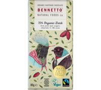Bennetto 70% Dark Chocolate Bar 80g
