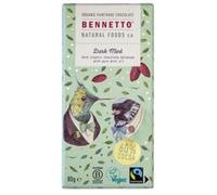 Bennetto Organic Chocolate Bar Dark Mint 80g