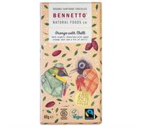 Bennetto Organic Chocolate Bar Orange with Chilli 80g