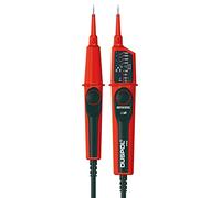 Benning 050261 "Duspol" Analog Two Pole Voltage Tester, Red/Black
