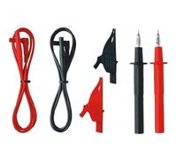 Benning TA 2 Test Lead Set with Alligator Clips, 044125, Red/Black