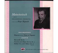 Benno Moiseiwitsch - Rachmaninoff; Rhapsody On A Theme Of Paganini, Chopin; Barcarolle