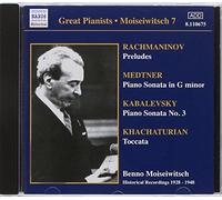Benno Moiseiwitsch - RACHMANINOV: Preludes / MEDTNER: Sonata