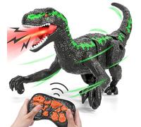 Bennol 2.4GHz RC Jurassic Dinosaur Toy with Lights Sound for Boys 3-8