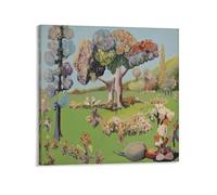 Benny Andrews Poster Heaven (1967) Picture Print Wall Art Poster Painting Canvas Posters Artworks Room Aesthetic 16x16inch(40x40cm)