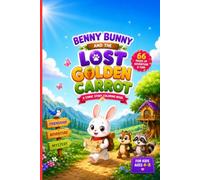 Benny Bunny and the Lost Golden Carrot A Comic Story Coloring Book for Kids Ages 4-8: 66 Fun Adventure Coloring Pages Featuring Bunny Friends, Forest Mysteries, Treasure Hunts, and Animal Adventures