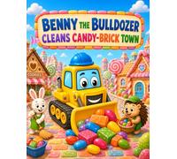 Benny the Bulldozer Cleans Candy-Brick Town: A Fun Construction Vehicle Coloring Adventure About Helping Others, Teamwork, and Keeping the Town Clean