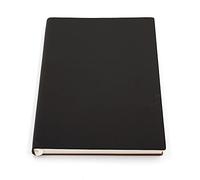 BenOpinion Large Thick Journal Notebook, Blank Papers, A4 8.4x11.4 inches, 416 Pages, Soft Faux Leather Cover Sketchbook for Writing Drawing (Black, Plain)