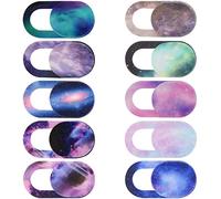 BENOSPACE 10pcs Laptop Camera Cover Slide Universe Webcam Cover Slide Starry Sky Ultra Thin Web Camera Cover for Laptop Desktop PC MacBook Pro iPad Smartphone Tablet Privacy Security Camera Blocker
