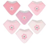 Benoxine Muslin Baby Bibs Soft and Absorbent Adjustable Baby Dribble Bandana Bibs with Adjustable Snaps for Unisex Baby Girls & Boys,6-Pack
