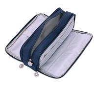 BenPo bar Pencil Case Big Pencil Pouch (Navy)