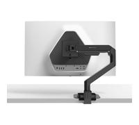 BenQ BSH01 Ergo Monitor Arm, Gas Spring Monitor Stand for Up to 45'' & 20kg Screens, Heavy Duty, Quick Installation, No Wobbling, Top Clamp and Grommet Base, Reinforcement Plate, VESA 75x75 &100x100mm