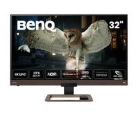 BenQ EW3280U 32 Inch 4K IPS Monitor with 2.1 Speaker System, Built-in Woofer, Remote Control, USB-C (60W PD), FreeSync, Custom Audio Modes, Edge-to-Edge Display - Metallic Grey