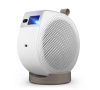 BenQ GV32 1080p Portable Ceiling Projector, 500 ANSI Lumens, Google TV | HDR10, 95% Rec.709, Rotating Projection, 2.1 channel 18W Bass Speaker, Auto Image Adjustment, Bluetooth, Netflix