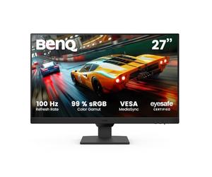 BenQ GW2790E 27 Inch Eye-care Gaming Monitor, 100Hz, 1920x1080p, IPS, 2X HDMI, DisplayPort, Built-in Speakers, Wall Mount, Adaptive Brightness, Thin Bezel
