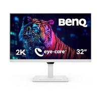 BenQ GW3290QT 31.5” 2560x1440 QHD IPS USB-C Ergo Eye-Care Monitor, Noise Filter Speakers, Noise Cancellation Mic, Optional Base Cover GC01 with Functions, Daisy Chain, Height Adjustment