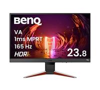 BenQ MOBIUZ EX240N Gaming Monitor, 23.8" Full HD/VA/1ms/165Hz/HDRi/treVolo Speaker, FreeSync Premium, Black eQualizer, Automatic Brightness Adjustment (B.I.+), Blue Light Reduction, Flicker Free