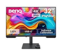 BenQ PV3200U 32” 4K UHD Monitor for Video Editing, 95% DCI-P3, 100% Rec.709/sRGB, 2.1ch Speakers, 65W USB-C, Mac Compatible, Factory-Calibrated, Software Calibration, Ergonomic Stand