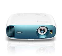 BenQ TK800 True 4K UHD HDR Home Entertainment Projector, DLP, 3000 Lumens, HMDI, Football Mode - White/Blue