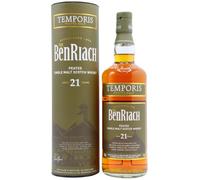 Benriach - 21 year old Temporis Peated Single Malt Scotch Whisky 70cl 46% ABV