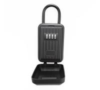 BenRich Outdoor Key Safe Lock Box Padlock with Shackle and Waterproof Cover