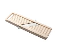 Benriner BN-1 Japanese Handheld Mandolin Slicer with Three Interchangeable Stainless-Steel Blades-Ivory, Vegetable Fruit Cutter Peeler, Stainless Steel, Off-White