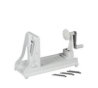 Benriner Turning Slicer, with 4 Japanese Stainless Steel Blades, White