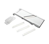 Benriner Wide Mandolin Slicer, 3 Blades, White
