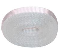 Benristraps 19mm Polypropylene Webbing (white, 20 metres)