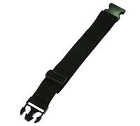 Benristraps 50mm Luggage Straps with Clips - Adjustable Webbing Straps for Suitcases, Camping Gear, Sports Equipment; Heavy Duty - UK Made (black)