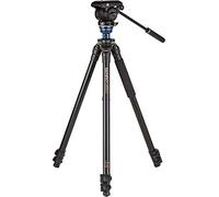 Benro A2573F Aluminium Single Tube Tripod Flip Lock 3 Section S4PRO Video Head