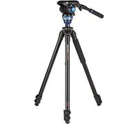 Benro A2573F Aluminium Single Tube Tripod Flip Lock 3 Section S6PRO Video Head