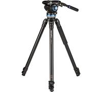 Benro A373F Aluminum Single Tube S8PRO Head - 75mm Half Ball Adapter, 3 Leg Sections