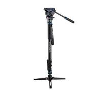 Benro Aluminium #3 MCT38AF Monopod 4 Sections 3 Leg Base Flip Lock S4 Head (MCT38AFS4)