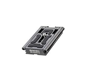 Benro ArcaSmart70 Arca-Swiss Style Quick Release Plate that converts to Smartphone Adaptor with Cold Shoe Accessory Mount