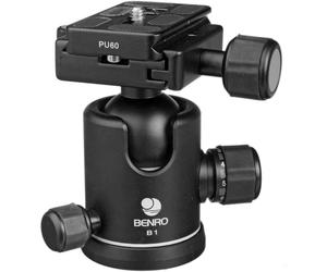 Benro B1 Double Action Tripod Ballhead, Max 14kg