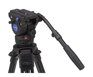 Benro C373F Series 3 CF Video Tripod & BV4H Head - 3 Leg Sections, Flip Lock Leg Release