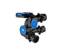 Benro GD3WH Precision Geared Head Lightweight Magnesium Alloy, 3-Way Movement, Quick-Release Plate, and 360° Rotation for Professional Photography