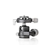 Benro GX25 Low Profile Ballhead with PU56 Plate, 25kg/55lb Max Payload, Dual Panning, Aluminum, Arca-Swiss Style, Ultralight Design, Safe Locking Features