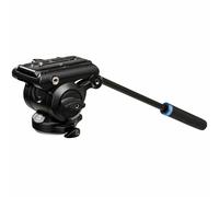 Benro S4 PRO Flat Base Fluid Video Head, 8.8 lb Max, 2 Step Counterbalance (1&2), 1/4"-20 Accessory Mounts, 3/8"-16 Head Mount, w/Pan Arm (S4PRO)