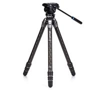 Benro Tortoise Carbon Tripod with S4PRO Video Head 34C Levelling Base