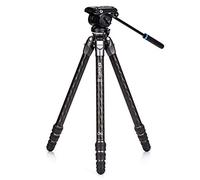 Benro Tortoise Carbon Tripod with S4PRO Video Head 34C Levelling Base