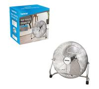 Benross 14-Inch High Velocity Chrome Fan - 3 Speeds, Heavy Duty Material, 120° Tilt Adjustment - Chrome, 42630