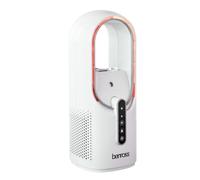 Benross 38639 Rechargeable Bladeless Fan with Mist Humidifier / 3 Speed Settings / 7 LED Colours/USB Rechargeable Desk Fan/Quiet Operation / 165ml Water Tank Capacity/White