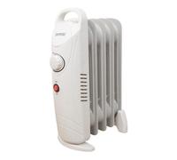 Benross 41640 Portable 5 Fin Mini Oil Filled Radiator/low Energy Plug In Heater/adjustable Thermostat/automatic Overheat