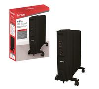 Benross 41969 9 Fin Oil Filled Radiator - Black, 2000 W